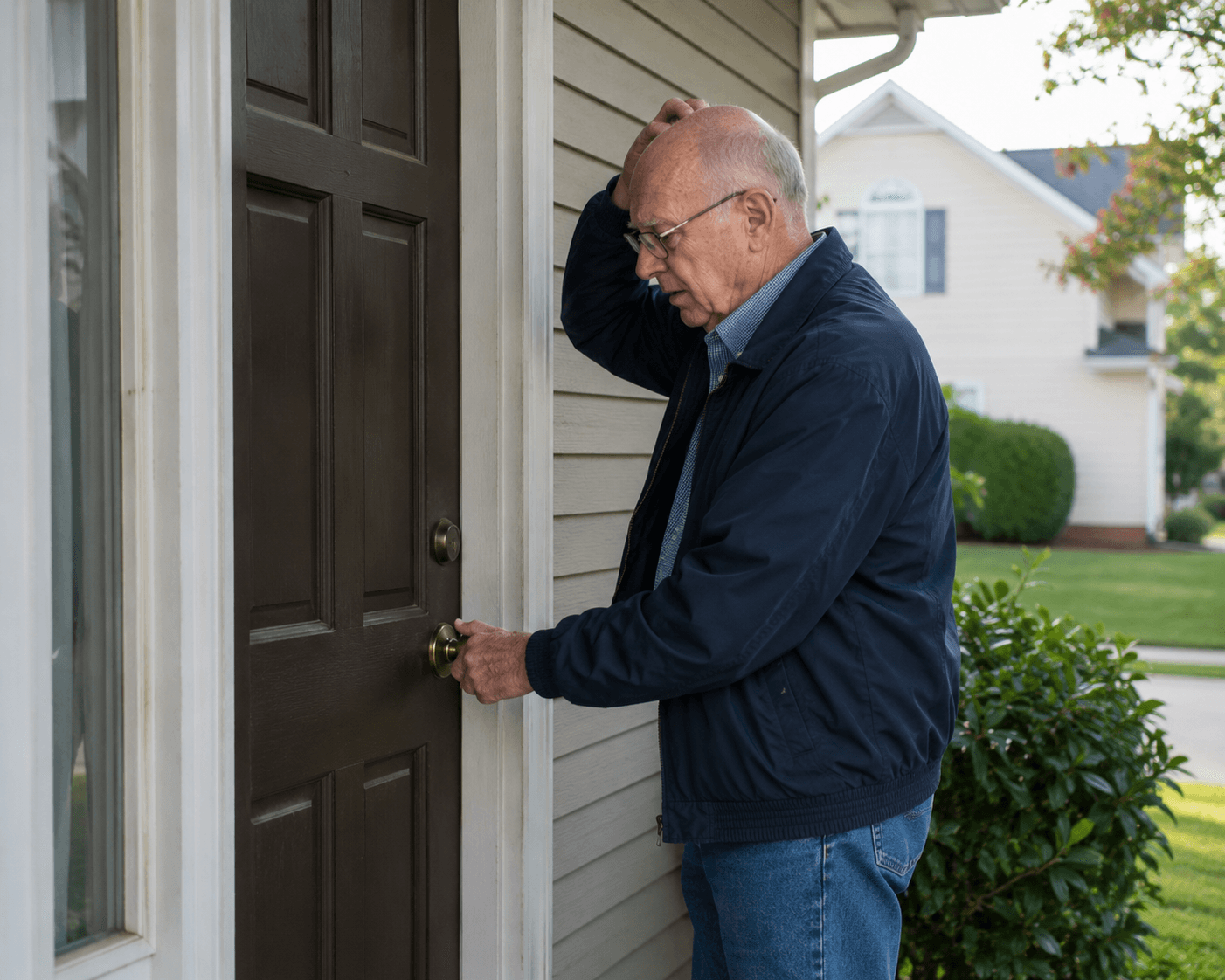 Forgotten key scenario outside the home