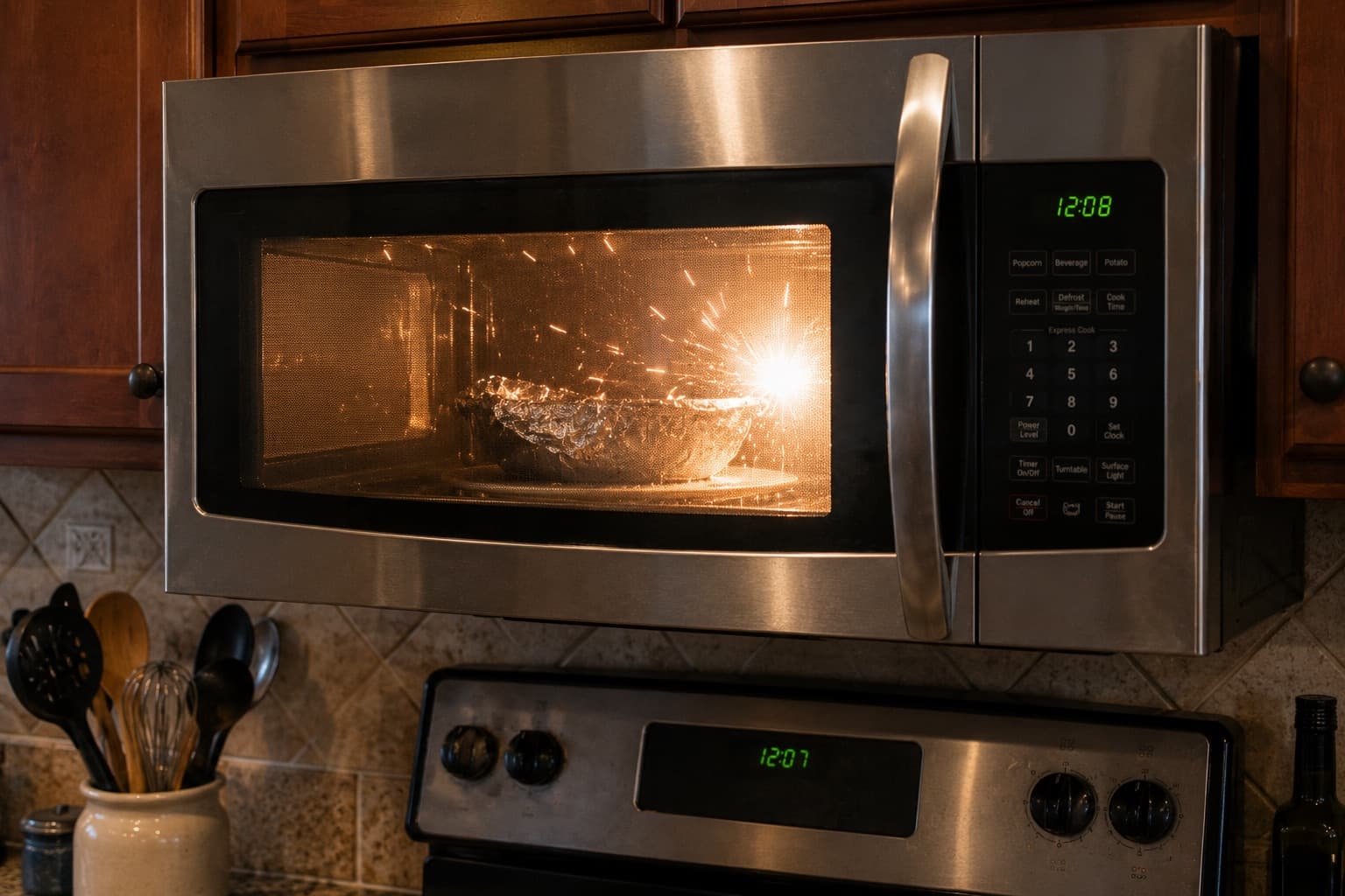 Microwave safety hazard in the kitchen