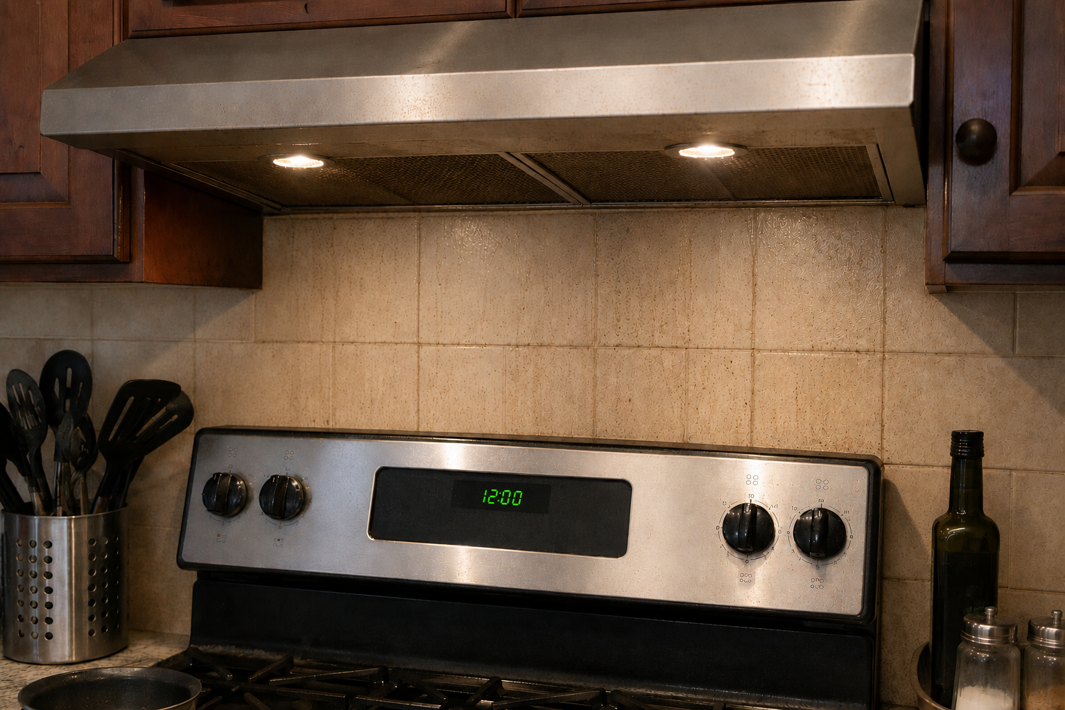 Ventilation or exhaust fan issue in the kitchen