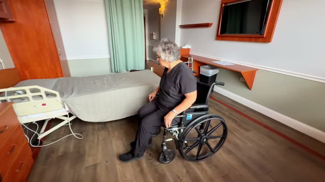 Wheelchair to bed: accurate