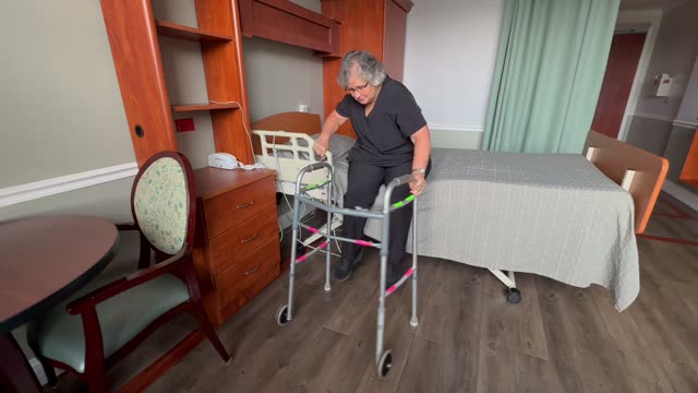 Bed to walker: high bed