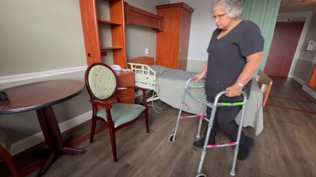 Walker to chair: accurate